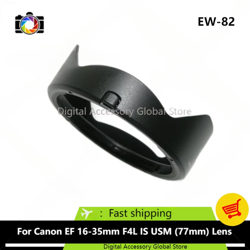 New Original Front Hood EW-82 Parts For Canon EF 16-35mm F4L IS USM (77mm) Camera Lens