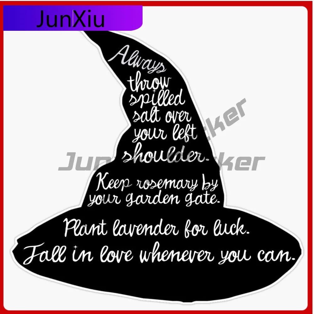 

Practical Magic Vinyl Waterproof Sticker Decal Car Laptop Wall Window Bumper Sticker V 125 Motorcycle Stickers Car Bicycle Skate