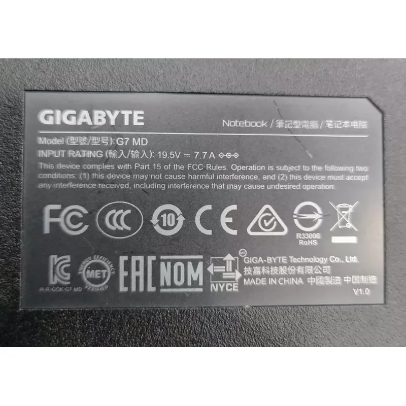 GIGABYTE G7 MD screen cable, screen cable 30/40 pin 0.5/0 screen cable optional