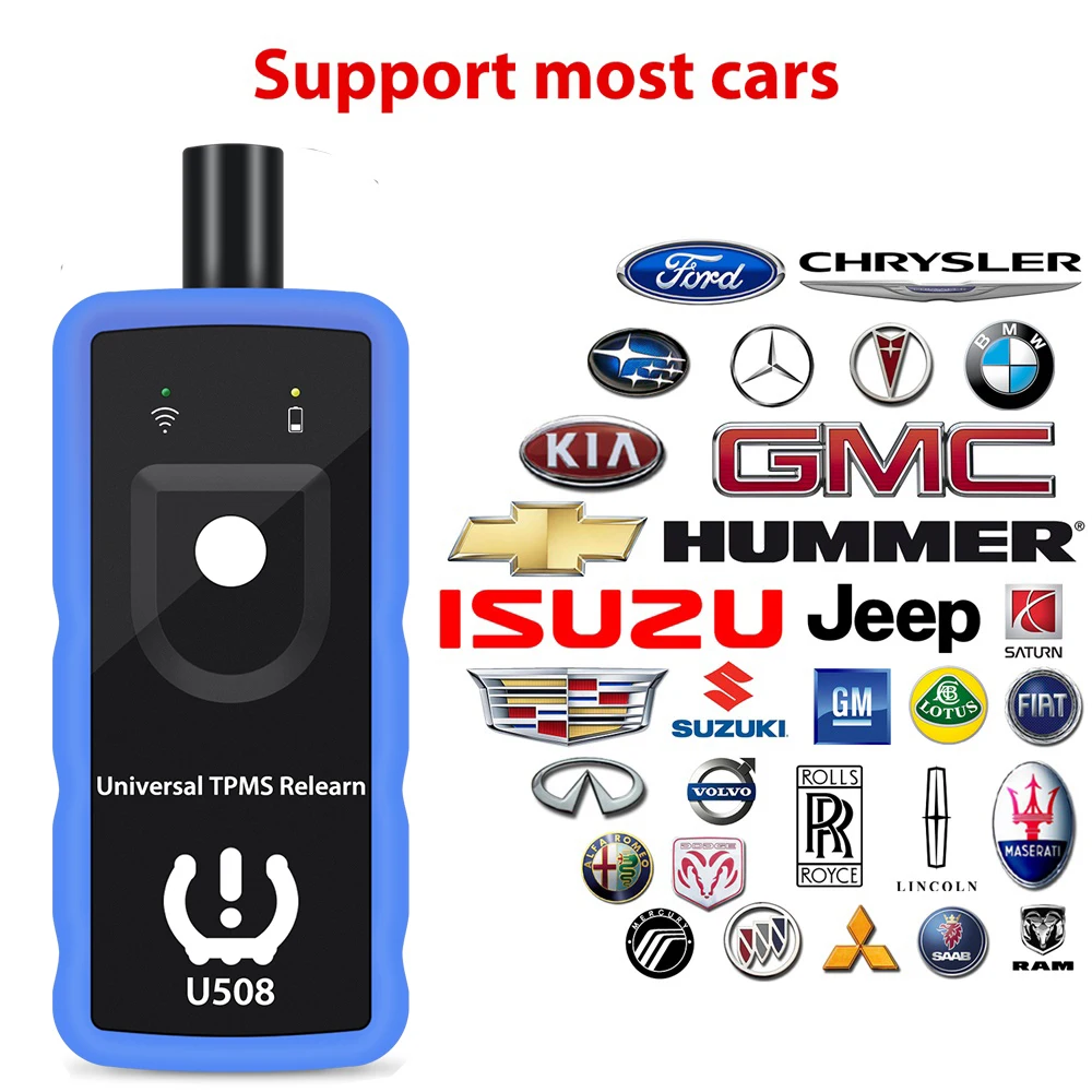 Universal Car TPMS Reset Tool U508 Car Tire Pressure Monitoring Sensor System Relearning Tool For Ford BMW Jeep  Opel Chevrolet