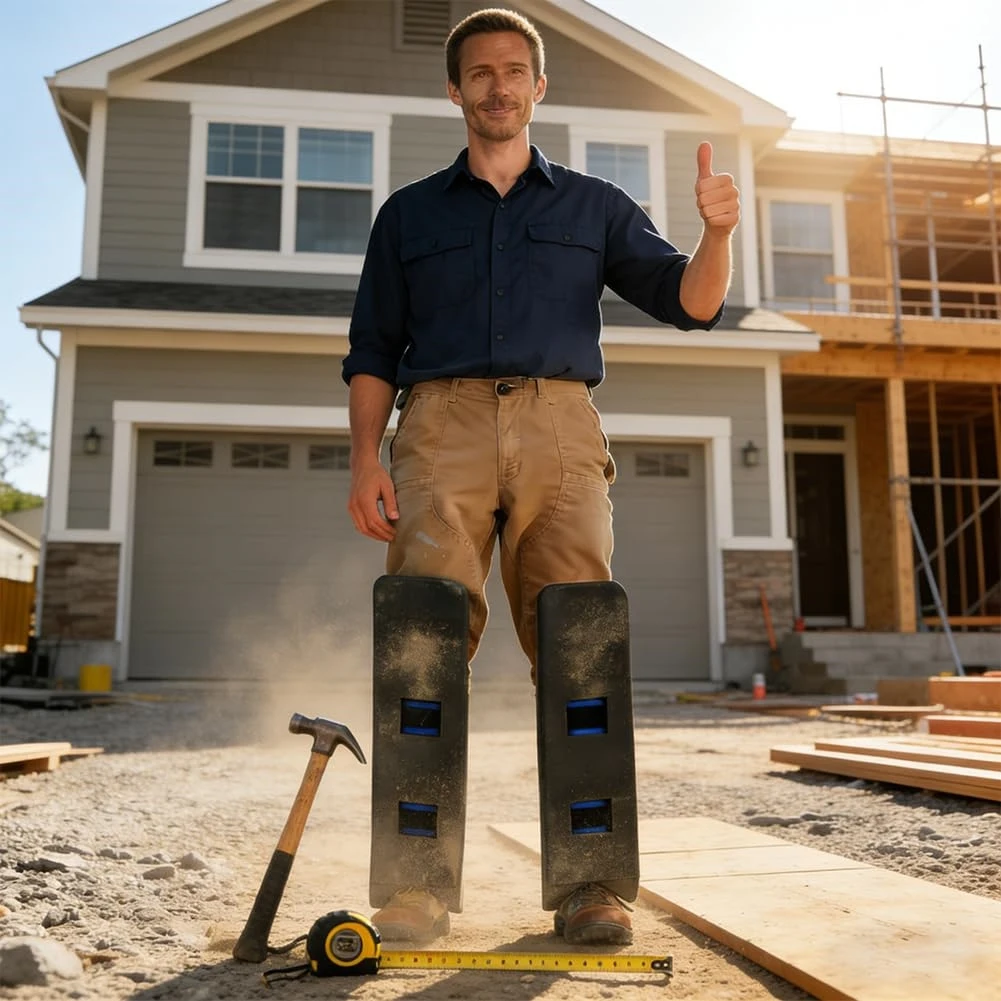 ndin-crawler-クライマー膝パッド-ジョイスト間隔用自立式膝パッド-ナビゲーションラップストラップ（1個）