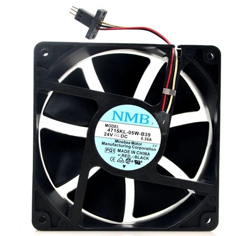 

New original NMB A90L-0001-0509 4715KL-05W-B39 24V 0.36A 3-pin double ball inverter FANUC system CNC machine tool cooling fan