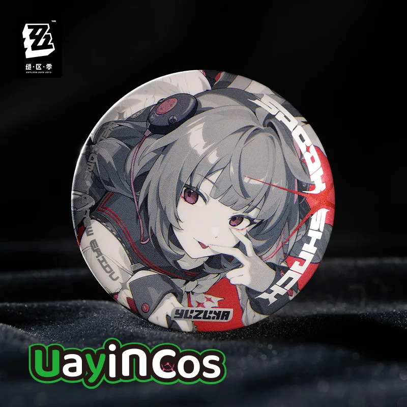

Original Ukinami Yuzuha Alice Thymefield Zenless Zone Zero Tinplate Badge Brooch Ornament Doll Anime Game Toy Kids Halloween Gif