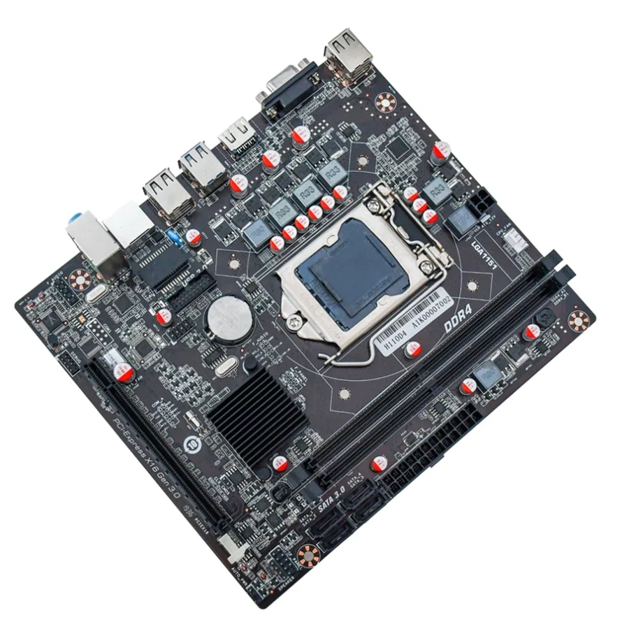 

ForH110 Mainboard LGA1151 6/7th Gen Core i3 i5 i7 Intel 2 DDR4 DIMM H110 Motherboard For Gaming