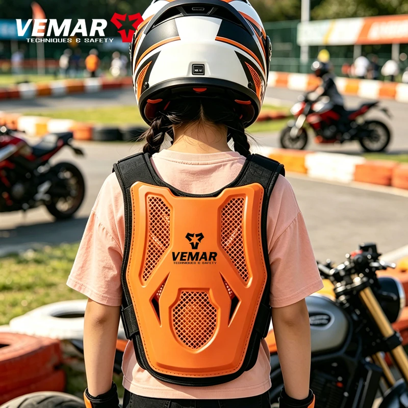 Chest Protector Armor - Мотозащитный жилет VEMAR для подростков: противоударный,
