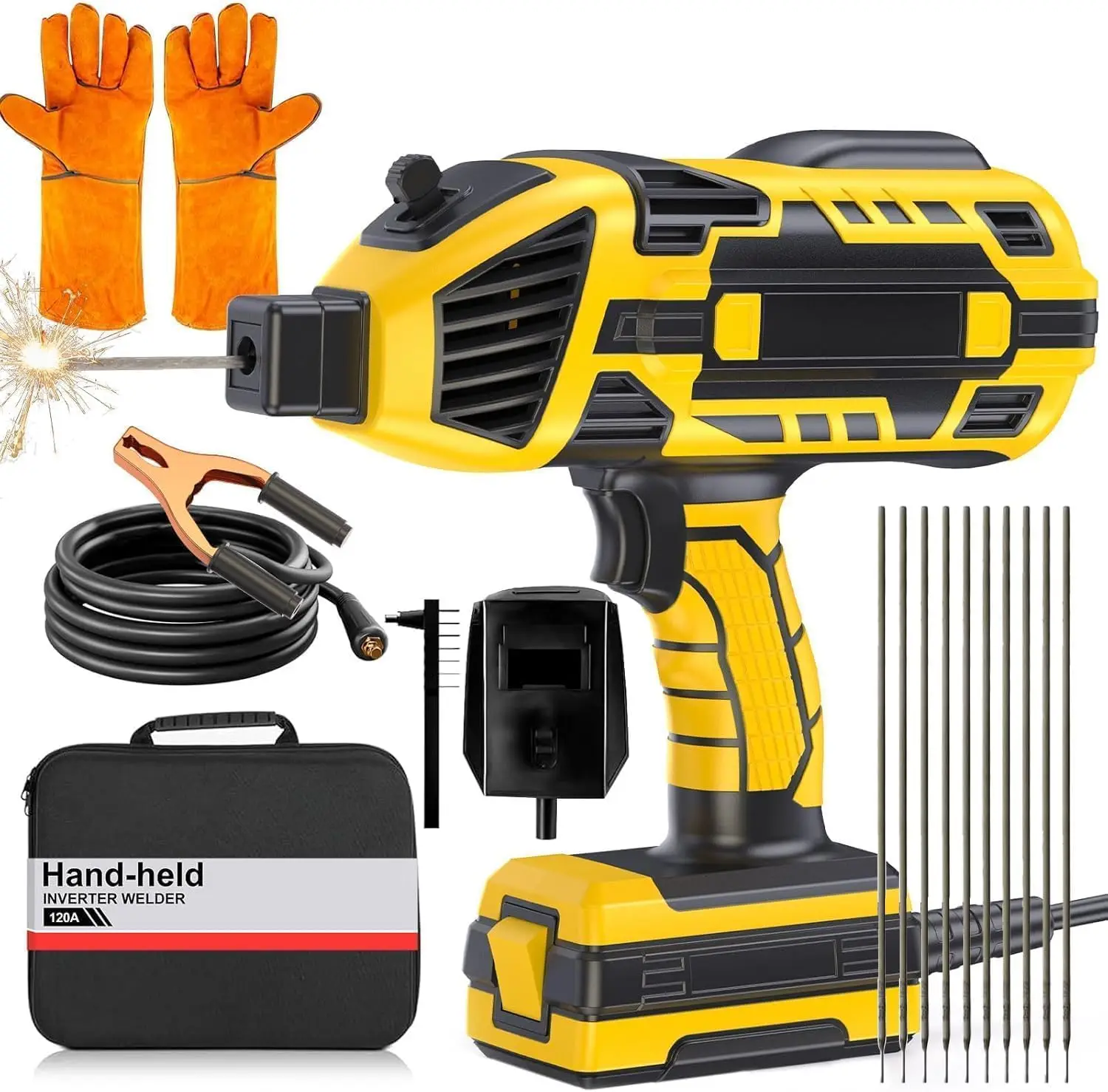 

Портативный сварочный аппарат 110В, ручной, с инвертором IGBT, регулируемый ток 20-120А, для самостоятельного и профессионального использования