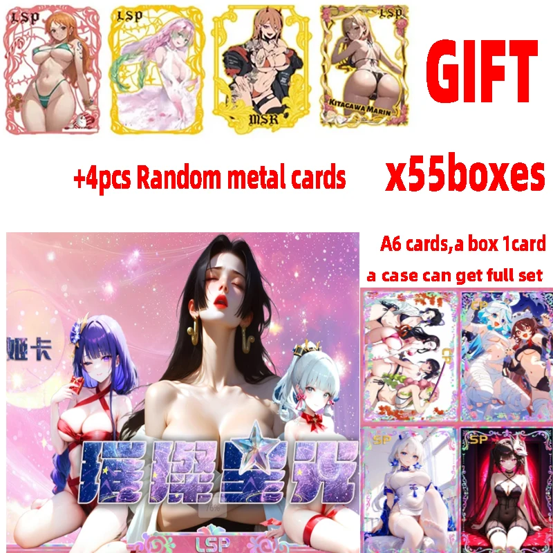 

2024 Wholesale Original Case 50boxes Goddess Story Jika Brilliant Stars 2 Series A6 Cards TCG Booster Box