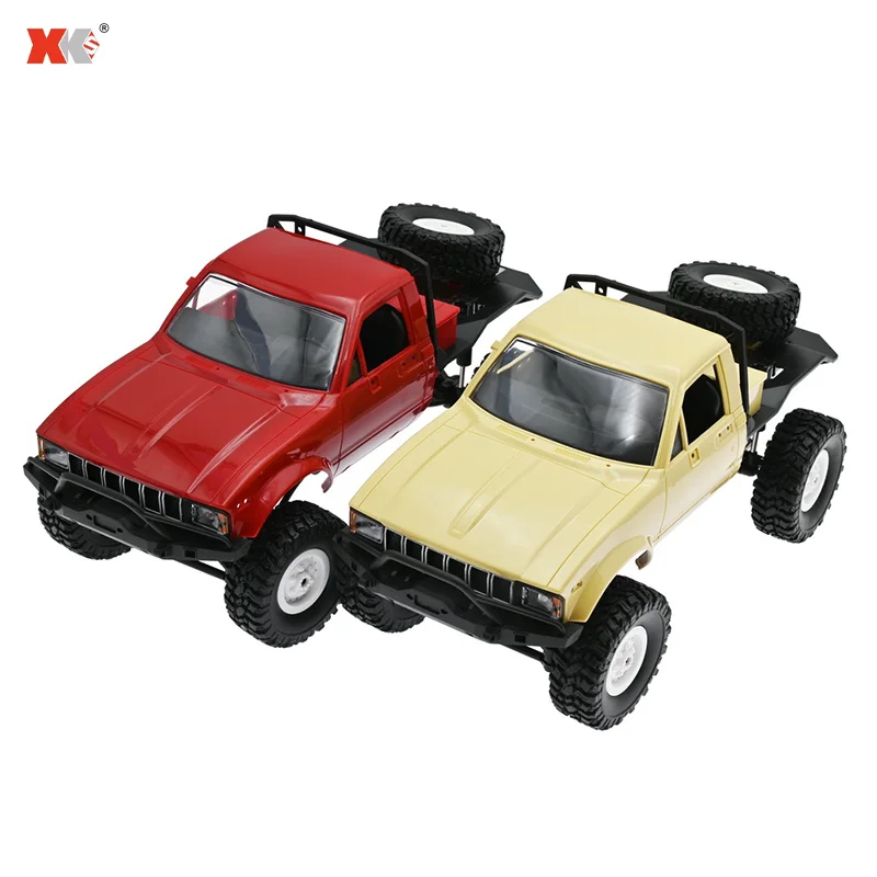 WPL C24 C14 1/16 RC Car 2.4G Remote Control LED Light 4X4 Off Road Rock Crawler Climbing RC Truck Electric Toy Car Gift for Boys