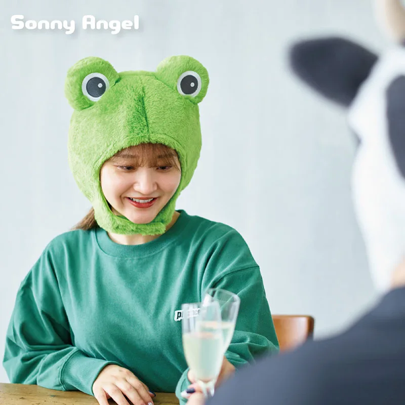 Costumi originali di Sonny Angel Cosplay di Halloween Animale carino Peluche Copricapo Cappelli Puntelli per fotografia Regalo creativo