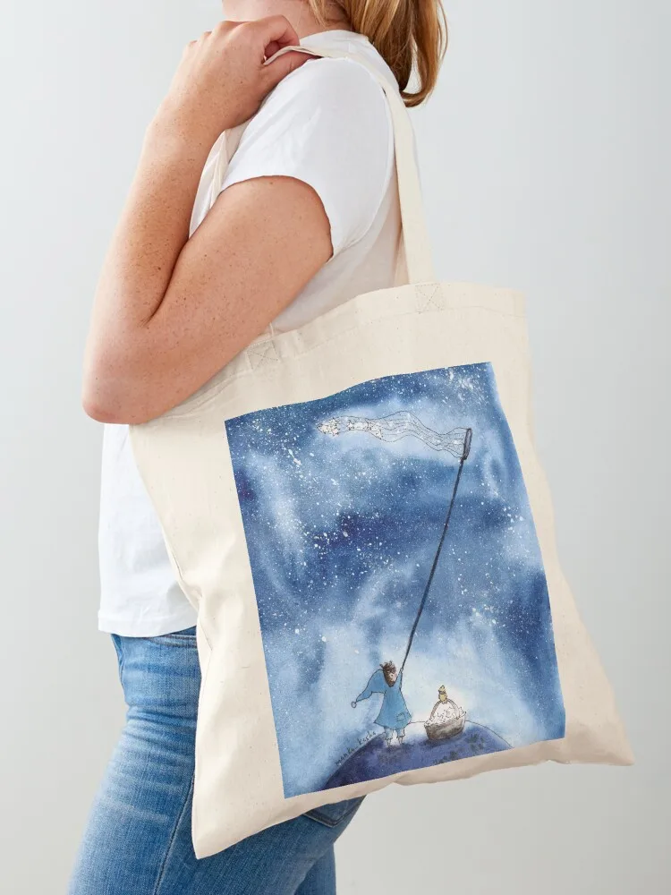 

Star-Catching net Tote Bag shopping bag tote bag university bags woman 2025 Shopping bags