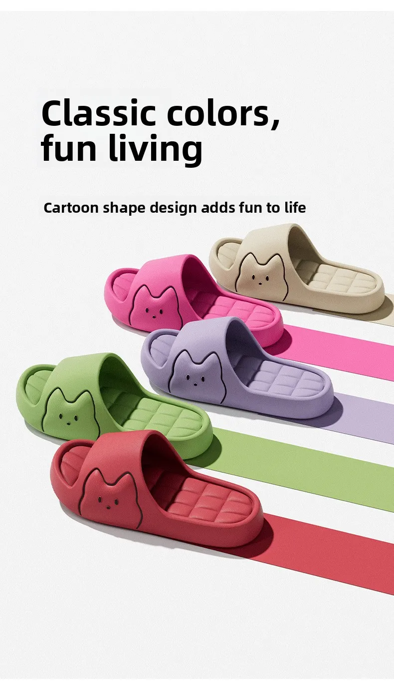 Rutschfeste Badesandalen für Zuhause, EVA-Hausschuhe mit weicher Sohle für Damen und Herren, leichte, atmungsaktive und geruchsneutrale Outdoor-Slipper – Detail 3