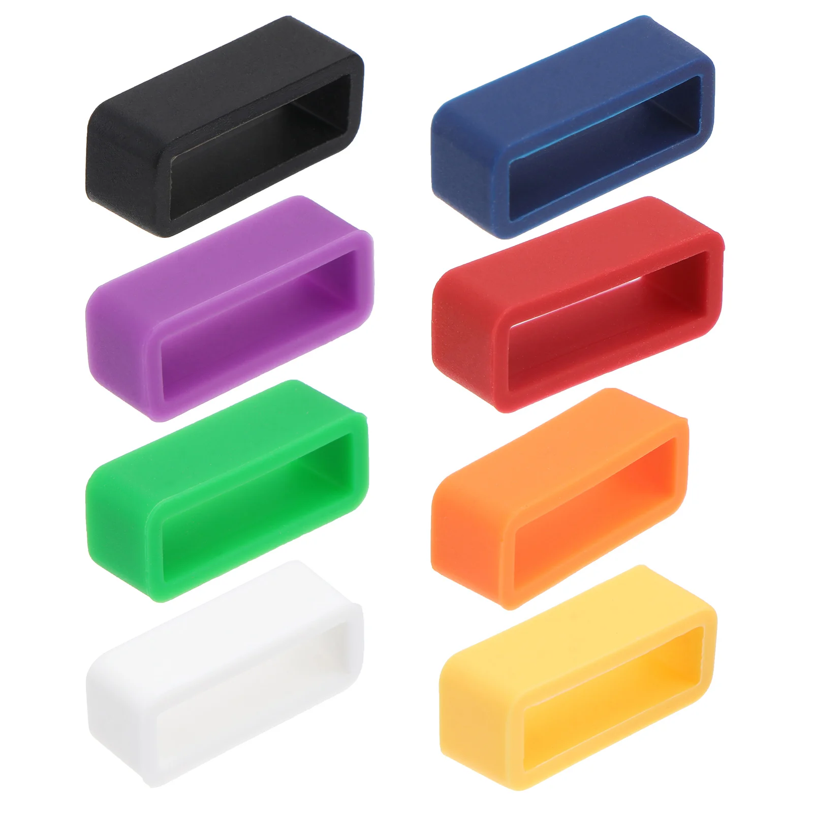 

8 Pcs Wrist Band Color Watch Keeper Anti Fall Buckle Ring High Grade Durable Soft Comfortable Replacement Loop