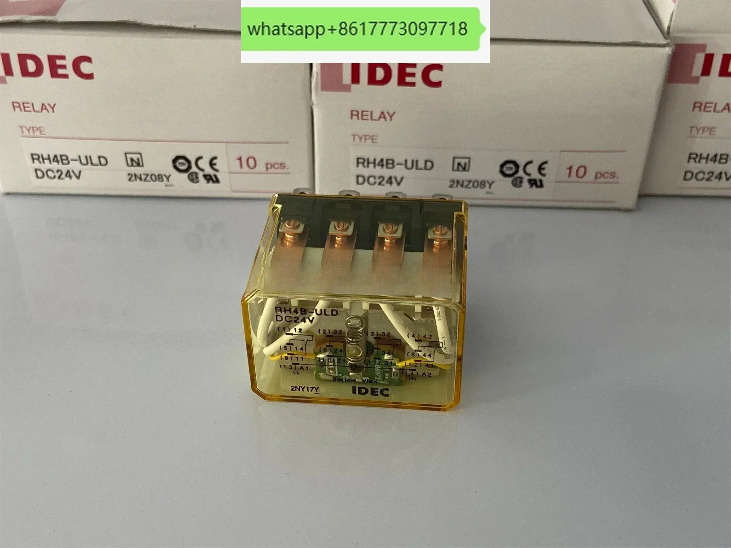 RH1B-UL DC24 12 48 IDEC relay RH2B-U AC220 110 240 RH3B RH4B