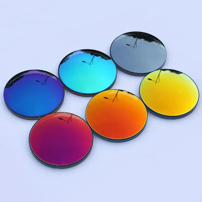 2Pcs 1.56 1.61 1.67 Multifocal Progressive Free Form Sun Glasses Lenses Polarized Mirror Prescription Sunglasses Lenses UV400