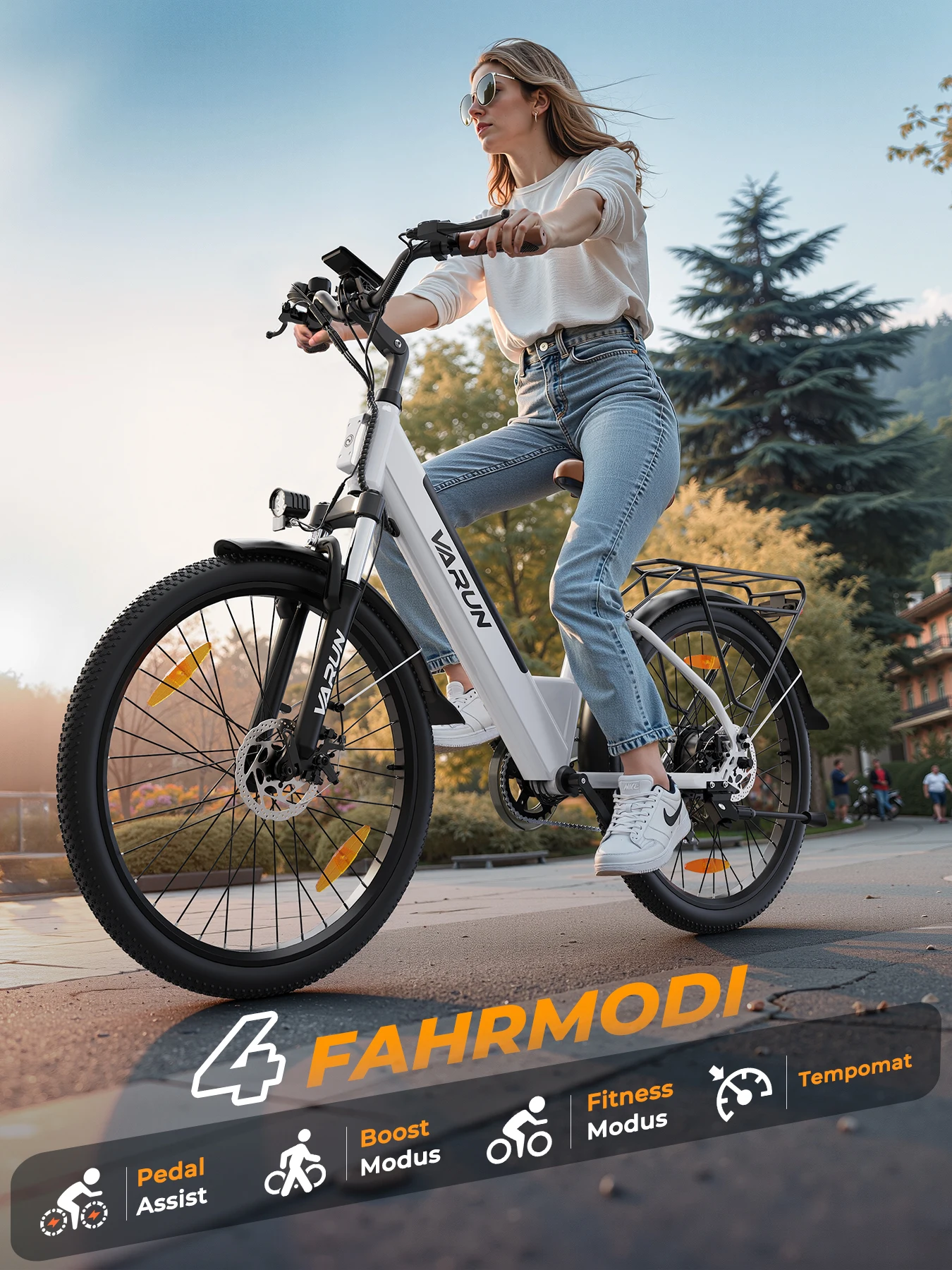 AliExpress VARUN C26-1 adult E-bike,250W city ebike,48V10.4AH Electric Bike,26 lnch Tire commuting electric bicycle