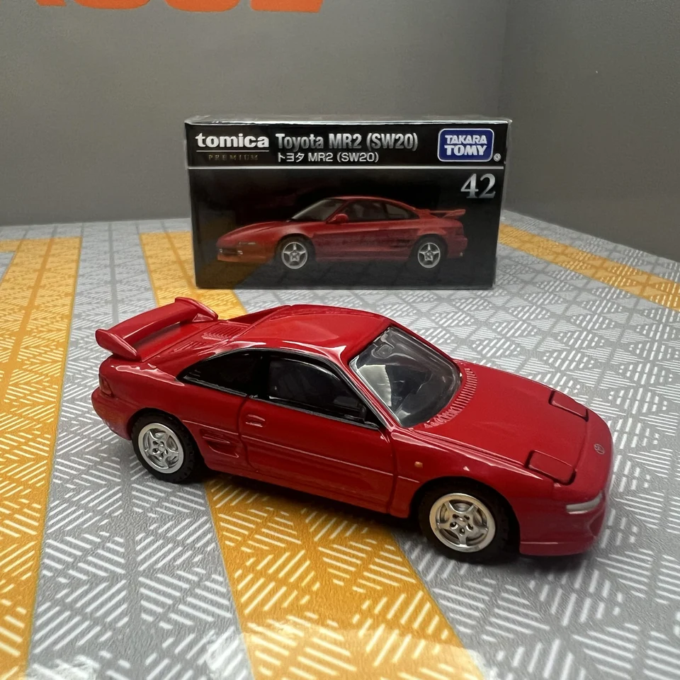 Takara Tomy Tomica Premium 42 Toyota MR2 (SW20) Mini Car Toy Alloy