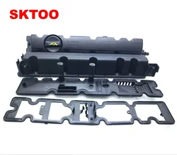SKTOO Engine Intake Exhaust Valve Chamber Cover Gasket With Lid Cap For Peugeot 307 308 407 408 508 807 3008 Citroen C4 C5 C8
