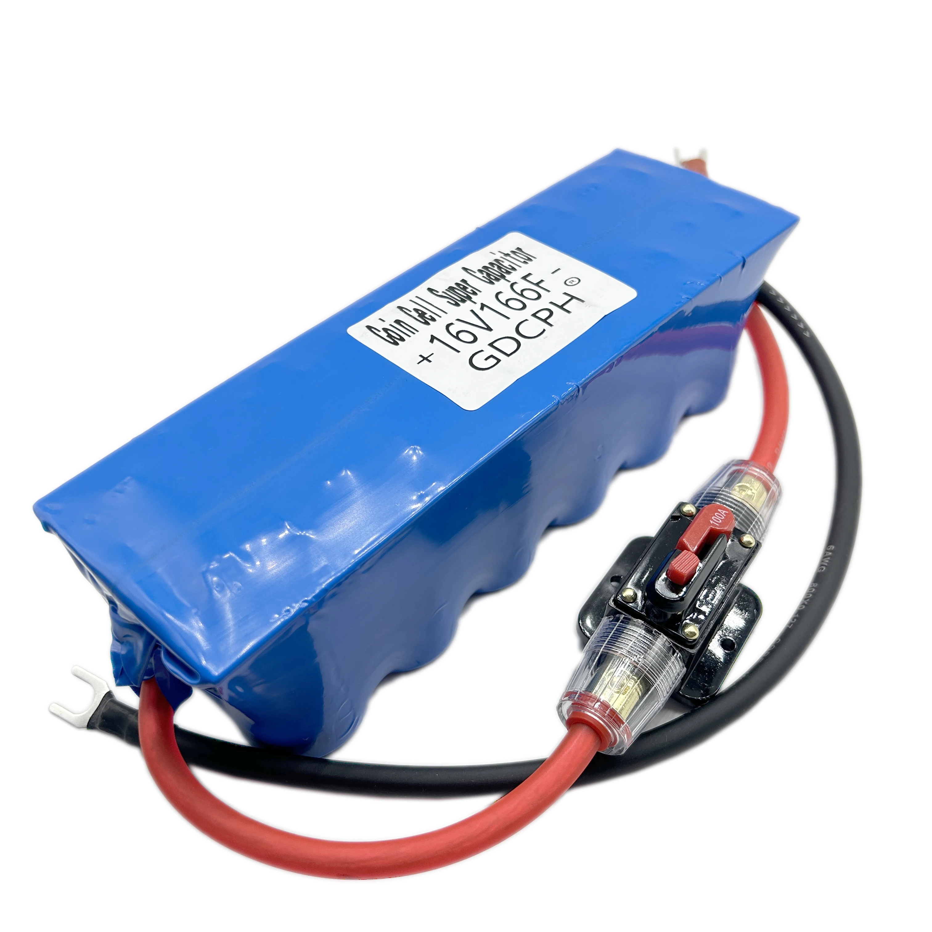 

GDCPH 16V166F Автомобильный выпрямительный модуль 2,7V500F Конденсатор суперфарада Резервный источник питания Стартер Суперконденсатор