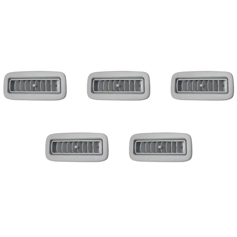 5X Gray Car Roof Top Side Air Conditioning Vent A/C Panel Grille Cover For Pajero V93 V97 Montero V95 V98 V87
