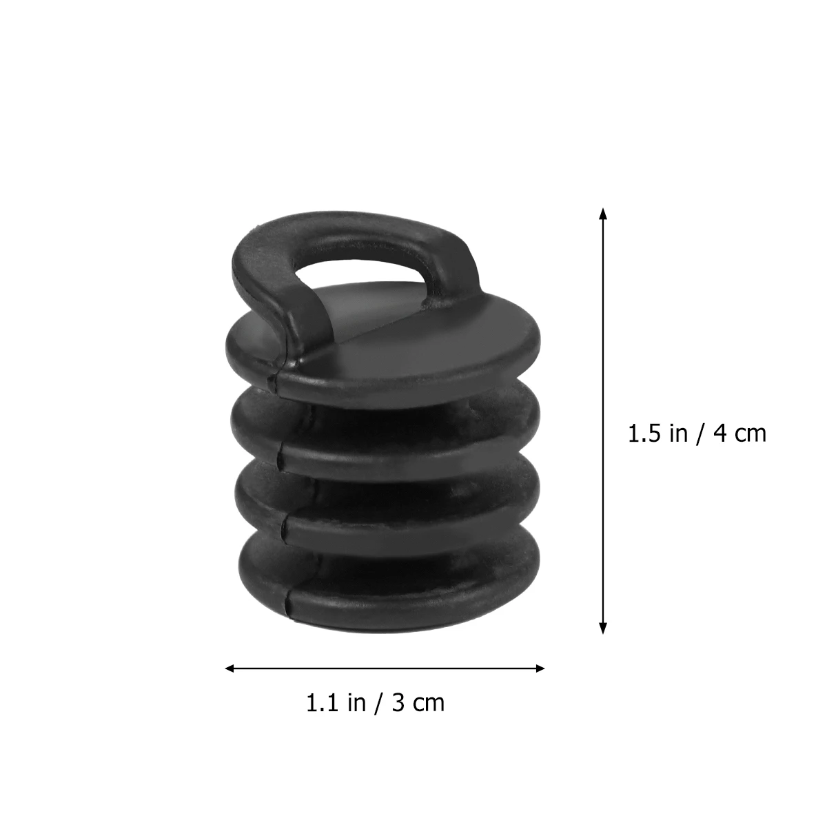 

2Pcs Waterproof Rubber Plug Kayak Supplies Canoe Boat Drain Accessories Durable Portable Universal Design Plugs