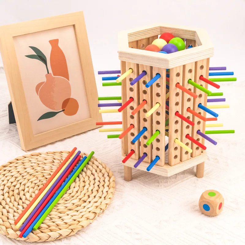 

Children's Wooden Early Education Toys Building Blocks for Thinking Training Parent-child Educational Toys