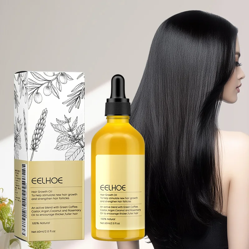 2pcs 60ml Rosemary Dense Hair Essential Oil 100% Pure Natural  Repairs Hair Damage Soften Strengthens Thickens Hair Scalp Care