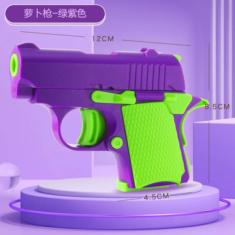 

Gravity Folding Claw Knife Radish Knife 3d Printing Gravity Knife Toy Gun Push Card Decompression Toy Christmas Gift