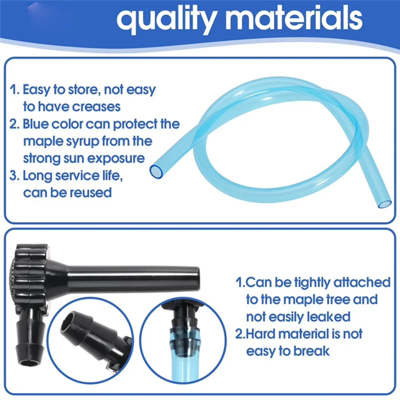 

12pcs Maple Syrup Tapping Kit Maple Tap And Food Grade Dropper Extractor For Maple Syrup Supplies