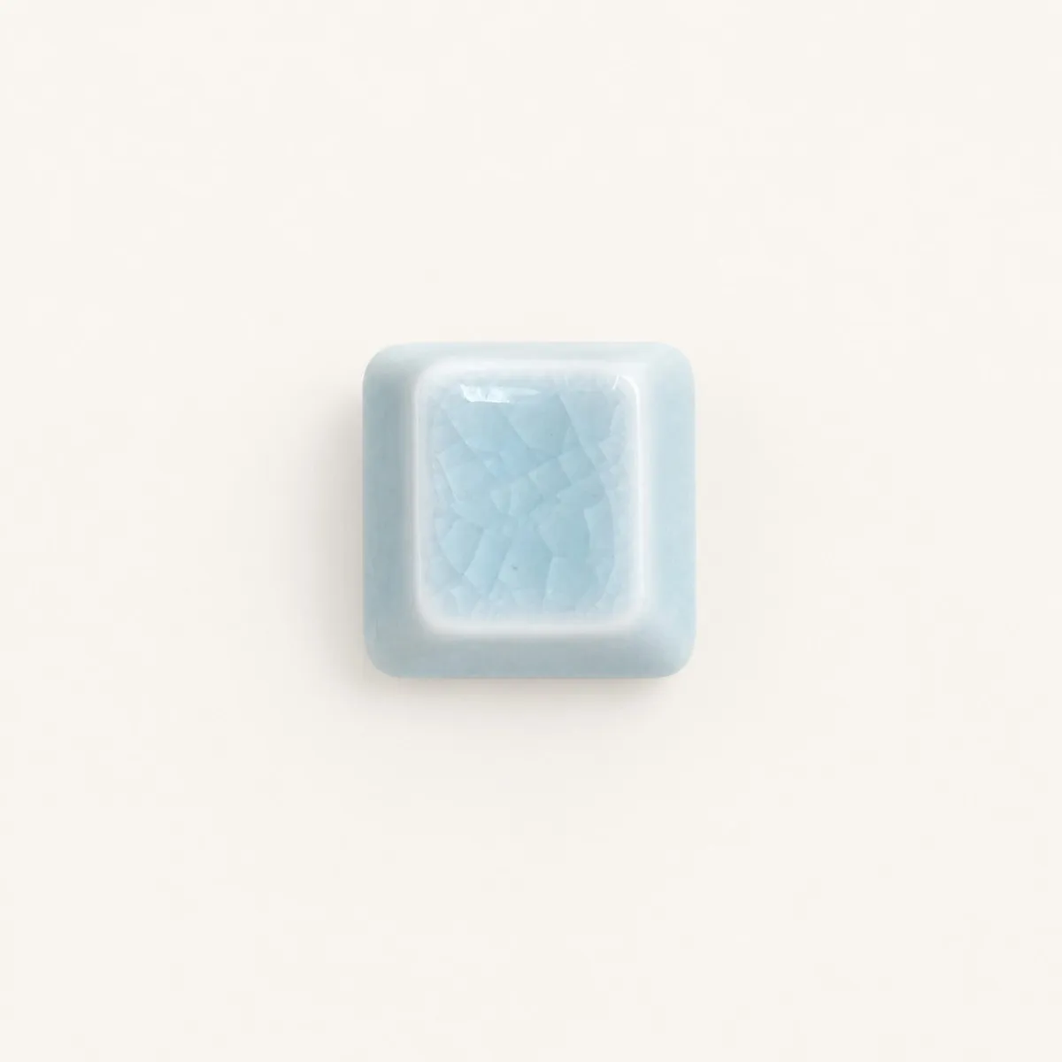 Crackle Glaze Ceramic Keycap, R3 R2 R1 Cherry Profile Blank Single Handmade Keycap for Magnetic Switch Mechanical Keyboard