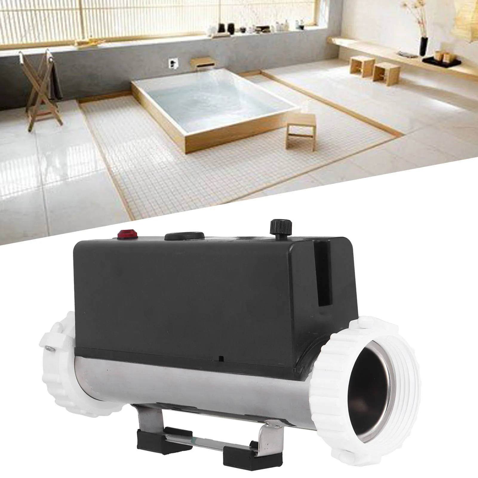 3KW  Bathtub Electric Tankless Water Heater SPA Thermostat Circulating Heating Equipment for Hot and Cold Tubs Bath Thermostat