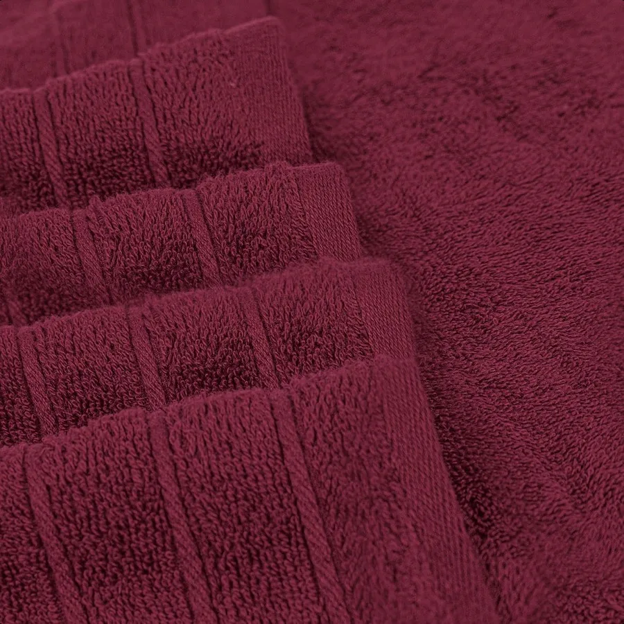 Pacote de 4 toalhas de banho extra grandes 30 x 60 polegadas 100 algodão maior peso mais leve mais rápido para secar, macias e absorventes perfeitas