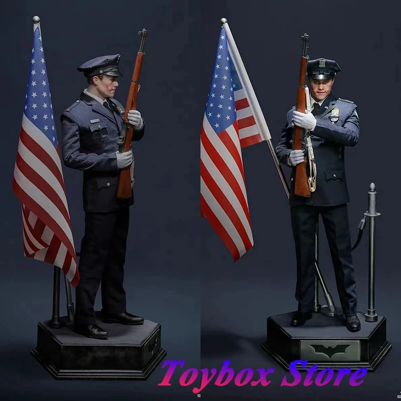 

QueenStudio 1/6 Heath Ledger Clown Police Suit Action Figure Collection Display Platform Ornament 12" Full Set Soldier Model