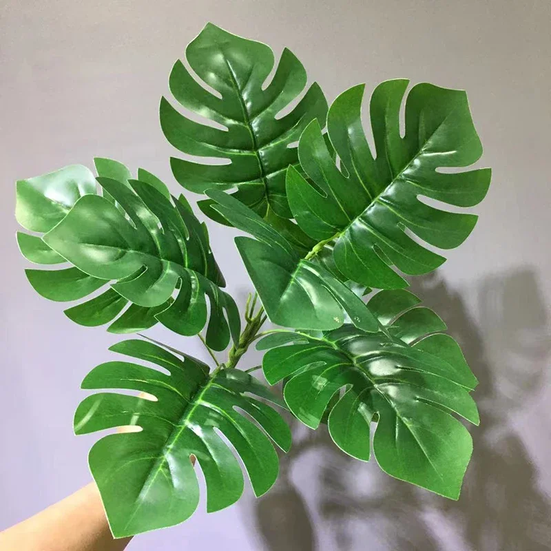 Große 22'' Künstliche Hängen Pflanzen Gefälschte Farne Blätter Kunststoff Begonie Leafs Wand ForHome Zimmer Garten Hochzeit Girl – Detail 17