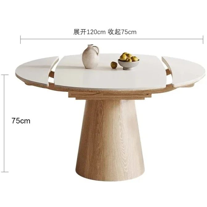 Ceramic Dining Table Sedentary Elegant Tables Restaurant Oval Designer Coffee Dinning Sets Modern Rooms Muebles Kitchen Round