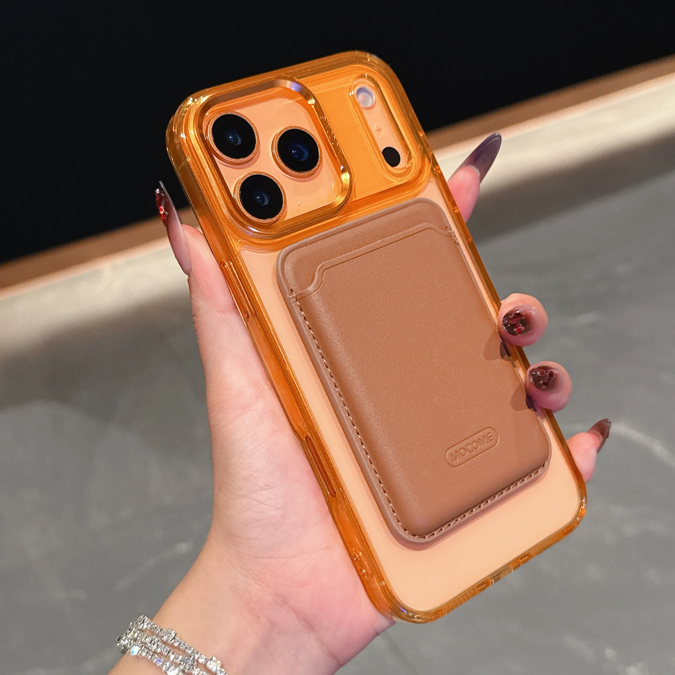 

Новый прозрачный магнитный чехол с линзой из сплава для iPhone 12, 13, 14, 15, 16, 17 Pro Max Plus 17Air, защитный чехол для магнитной карты