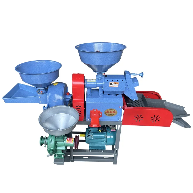 Small household rice milling machine, rice husking and peeling machine