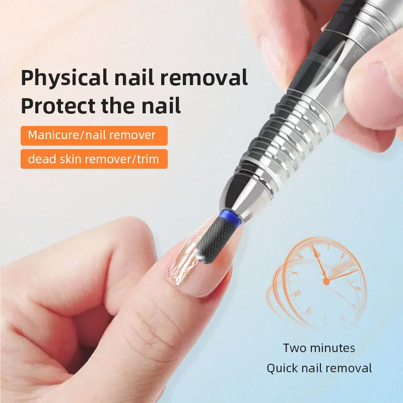 Professional Nail Sander Nail Drill Machine With LCD Display Portable Rechargeable Manicure Drill Pen Tools For Gel Removing