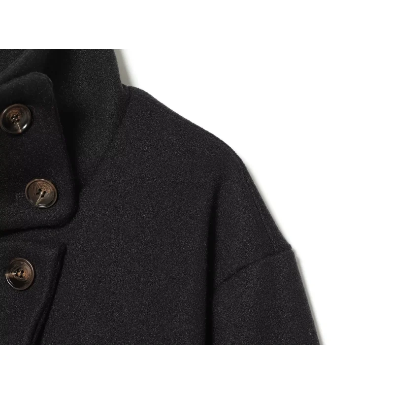 2026 Herbst Winter Neuankunft Damen Einfarbiger Mantel Langarm Stehkragen Oberbekleidung Täglicher Chic Damen Modejacke – Detail 21