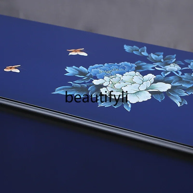 ss8617 خزانة مدخل جديدة على الطراز الصيني، خزانة جانبية كلاسيكية مزخرفة مرسومة يدويًا #4