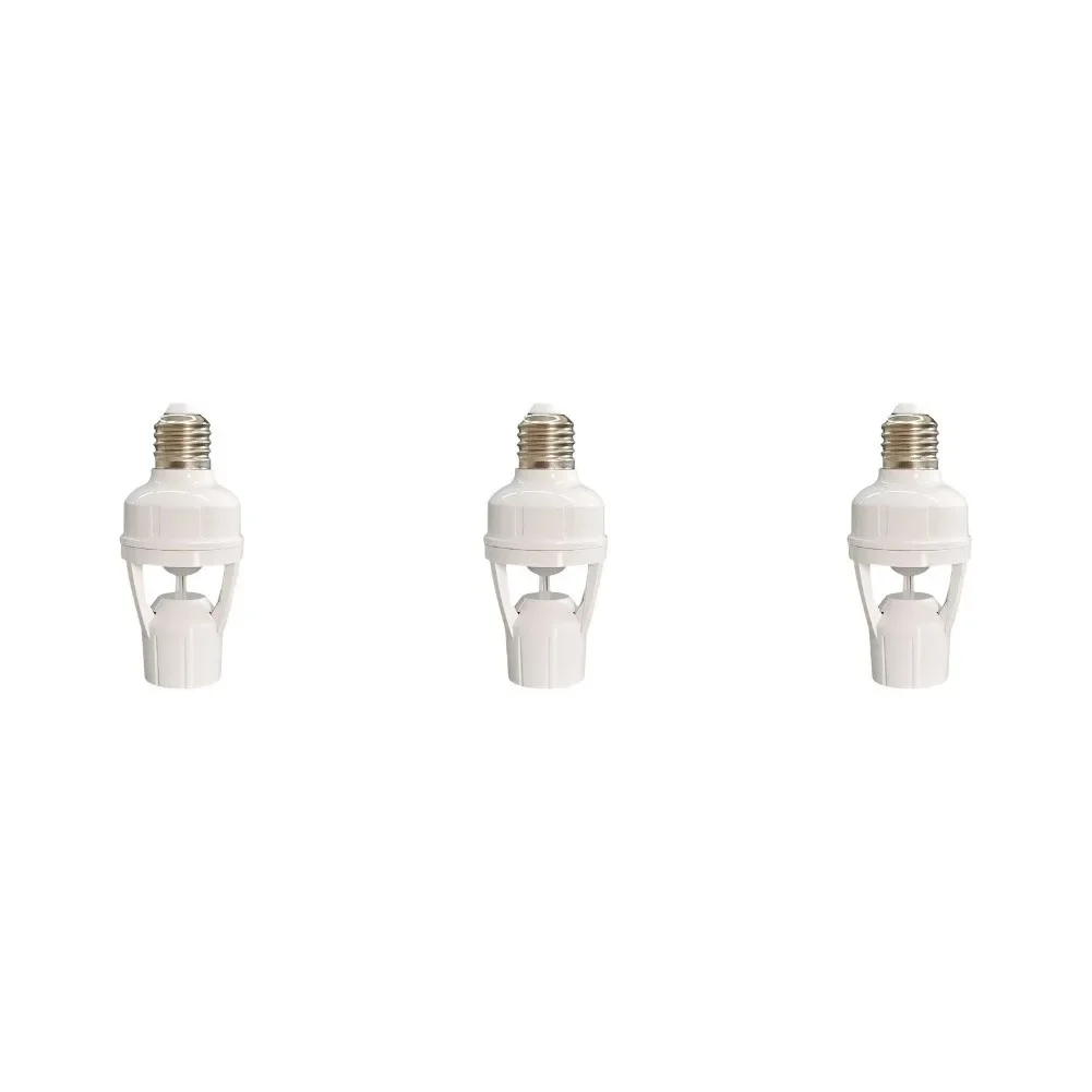 /E27 /Infrared /Motion Sensor Lamp Holder Adjustable Delay Time 16-300s No Wiring ABS Socket For LED Bulb Home Security Lighting
