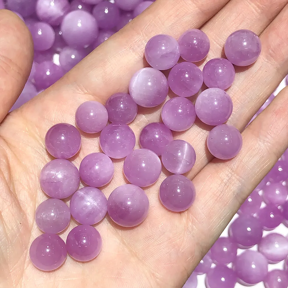 

1pc Natural Stones Purple Kunzite Spodumene Sphere Ball Crystals Healing Gemstones Crystal Reiki Chakra Home Decor Decoration