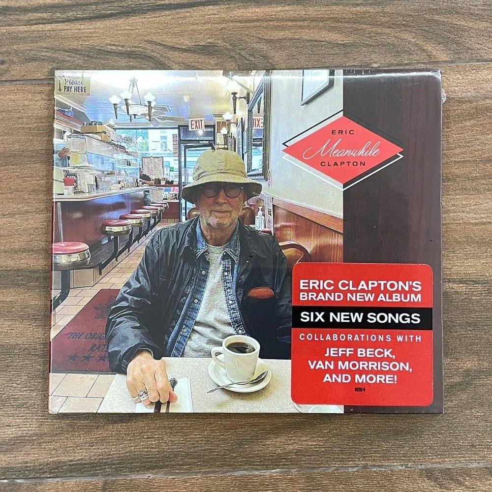 CD de Eric Clapton, Álbum Nuevo 2024, Blues Rock, Leyenda de la Guitarra, Moon River, Jeff Beck, Éxitos Clásicos, Disco Sellado