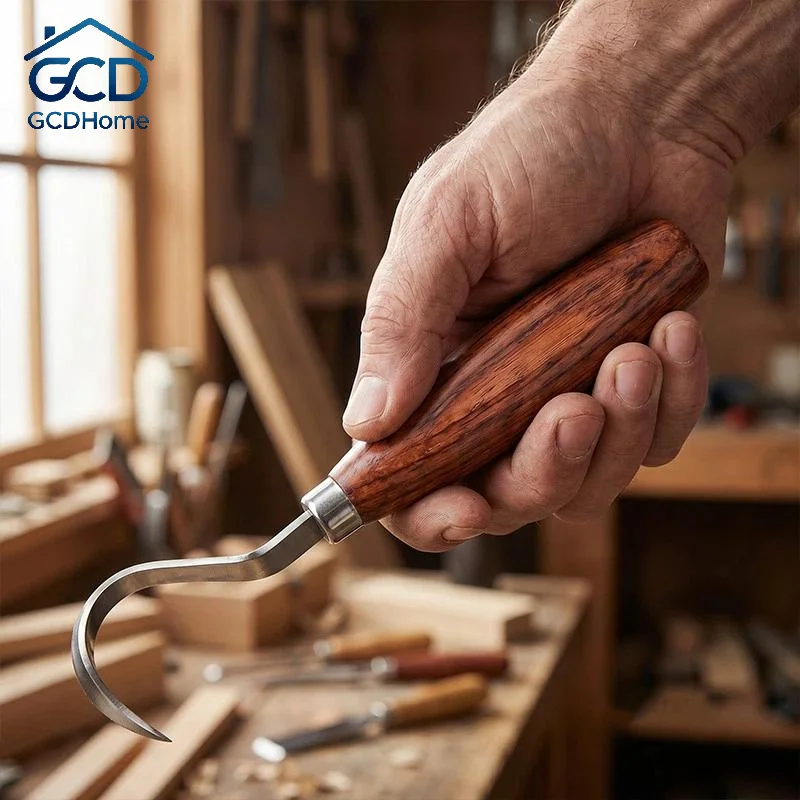 Wood Carving Knife Stainless Steel Blades Ergonomic Handles For DIY Woodworking