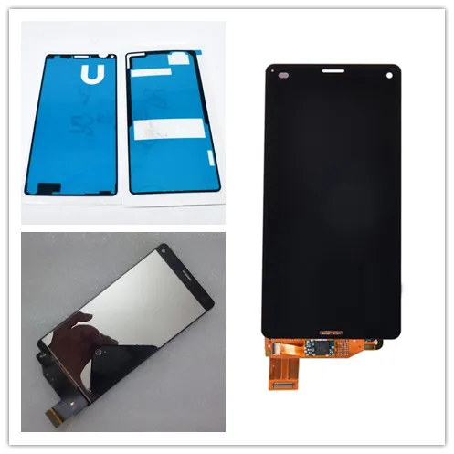 

4.6''white or Black For Sony Xperia Z3 Mini Compact D5803 D5833 LCD Display Touch Digitizer Screen Assembly+ Sticker