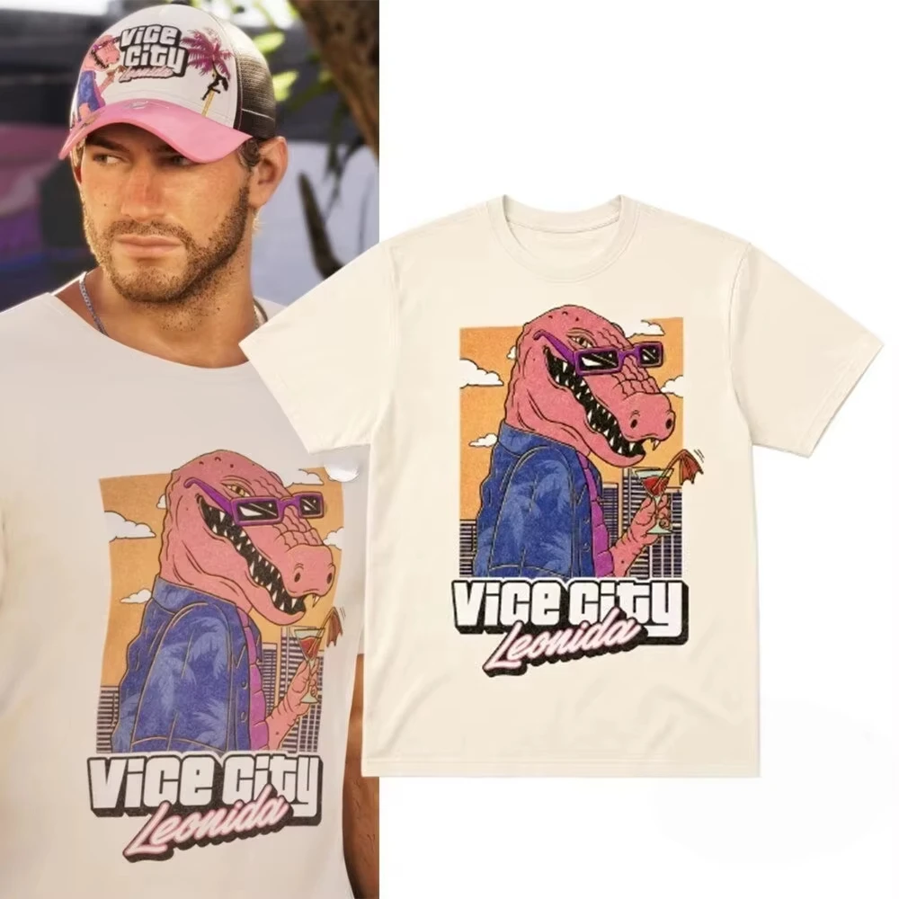 Jason Vice City Leonida, koszulka z nadrukiem za $14.79 / ~57zł