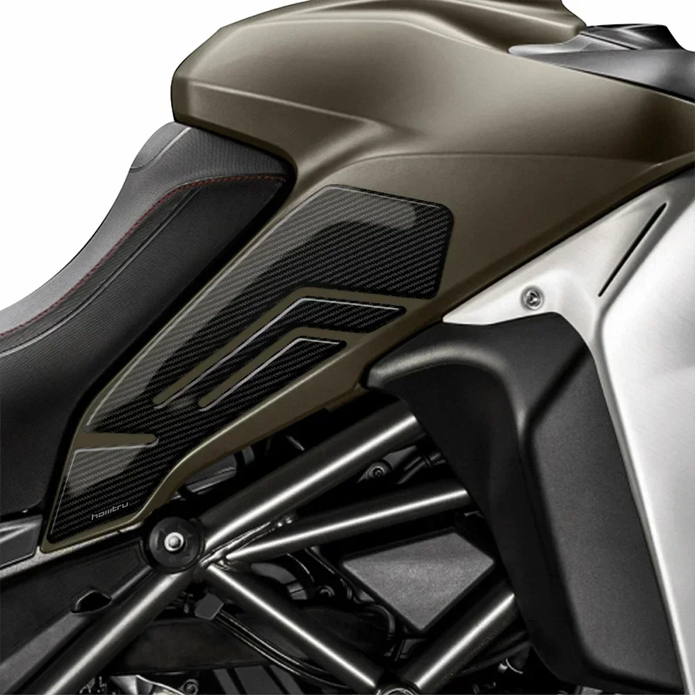 

for Ducati Multistrada Enduro 1200 1260 V2 V2S Motorcycle carbon side fuel tank anti-wear and anti-skid sticker