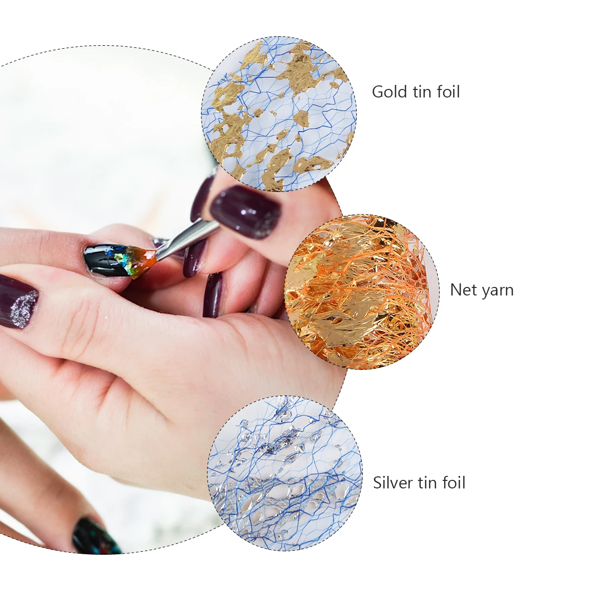

Nail Art Decorations Rhinestone Gems Manicure Accessories DIY Nail Design Women Ladies Lightweight Durable Beauty Salon