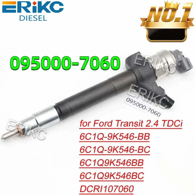 095000-7061 6C1Q-9K546-BB 6C1Q-9K546-BC Форсунка впрыска топлива 095000-7060 Дизельная форсунка DCRI107060 для Ford Transit 2.4 TDCI