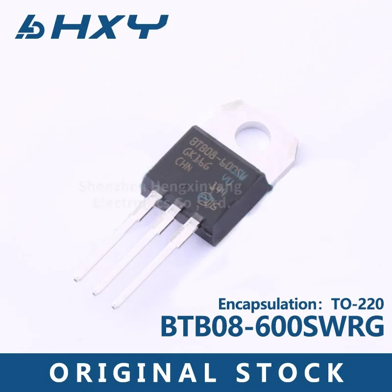 10PCS   BTB08-600SWRG BTB08-600S TO-220 600V 8A Thyristor (Thyristor)