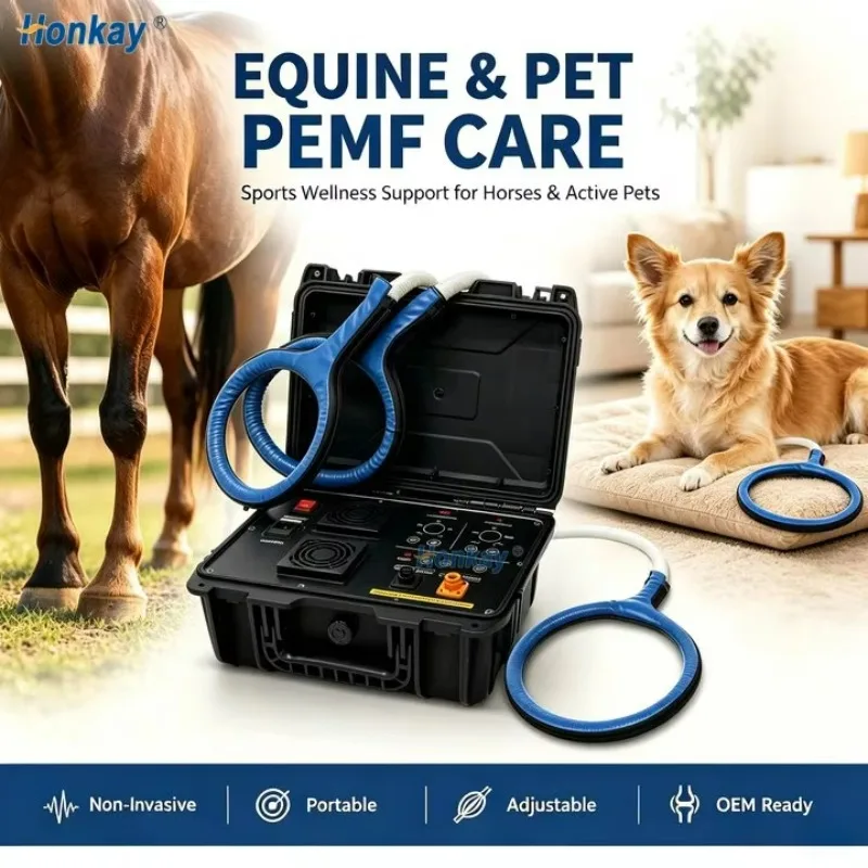 Sistema Pemf Per Prestazioni Equine, Macchina Pemf Per Cavalli, Sistema Pemf Per Il Benessere E La Manutenzione Sportiva Equina-image